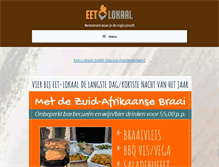 Tablet Screenshot of eet-lokaal.com